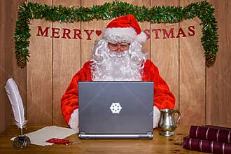 Santa online.