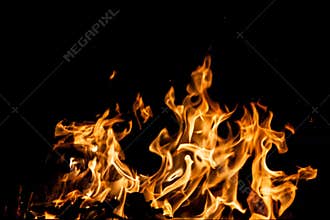 Fire flames