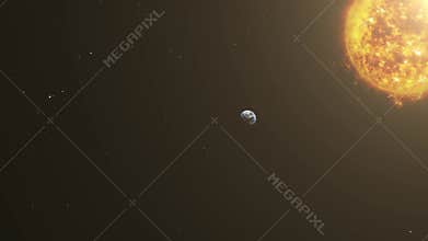 planets in the solar system in outer space