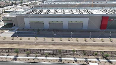 Aerial view of the QTS Data Center in central Phoenix