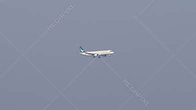 Cathay Pacific is landing, long shot