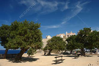 Calvi a corsica village
