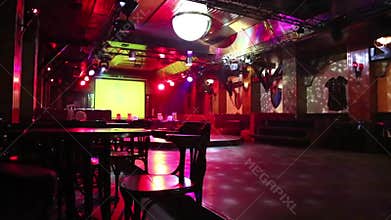 Inside the nightclub