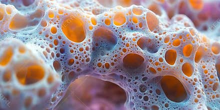 Nanostructured layers detailed textures inspired by nanoscale patterns in biomaterials