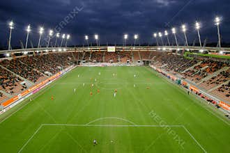 View from the roof of the stadium