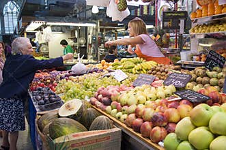 Fruit market in Valencia - Spain