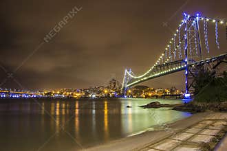 Hercílio Luz Bridge - Florianopolis - SC - Brazil