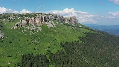 Summer landscape in Caucasus Mountains