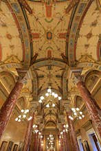 Hungarian State Opera (Magyar Allami Operahaz), a venue with ceiling frescoes