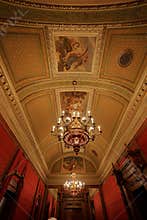 Hungarian State Opera (Magyar Allami Operahaz), a venue with ceiling frescoes