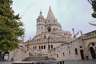 Fisherman\'s Bastion (Halaszbastya), fortress with 7 turreted lookout towers