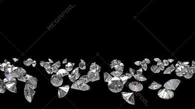 Falling diamond with alpha