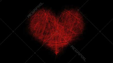 Drawing a Red Heart