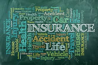 Insurance chalckboard