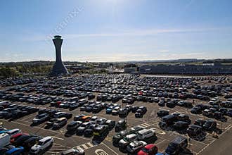 Air Traffic Control Tower at Edinburgh Airport