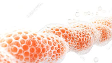 close up cell membrane moisture absorb