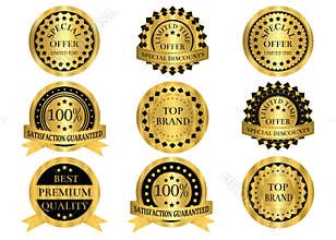 Gold Promotion Badges