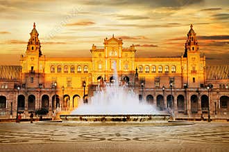 Plaza de Espana, Sevilla, Spain