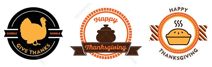 Thanksgiving badges