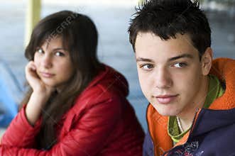 Teenagers thinking about problems