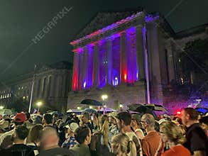 Big Crowd Shows up for the Salute to America Fireworks Celebration