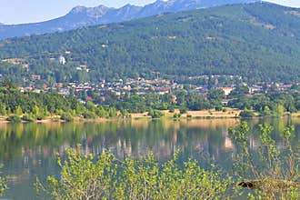 Landscape from the village of Navacerrada, Spain