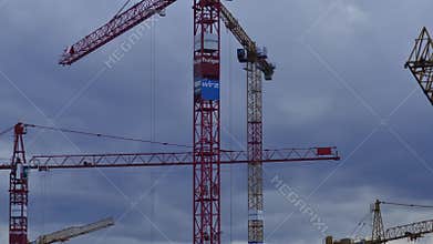 Construction cranes