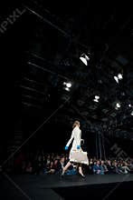 Model on the catwalk at Viva Vox Collection