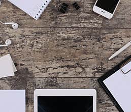 Blank office desk background