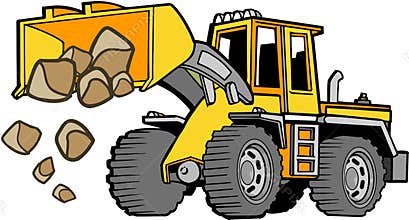 Front loader Vector