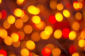 Abstract colorful big background with bokeh lights