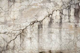 Cracked concrete wall texture background