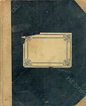 Old notebook's cover.