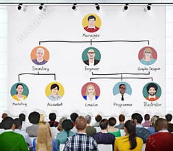 People in a Conference About Employment Hierarchy