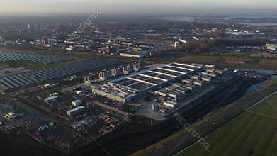 Aerial Views of Data Centers in The Netherlands