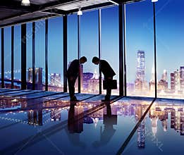 Japanese Businessmen Having a Business Agreement