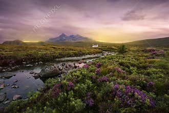 Sligachan river, Scotland