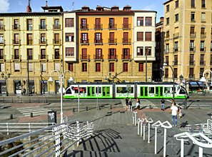 City of Bilbao on a sunny day