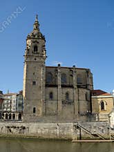 City of Bilbao on a sunny day
