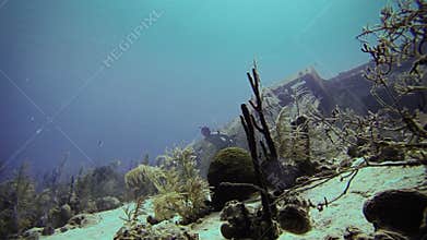 Exploration Underwater in San Andres Colombia