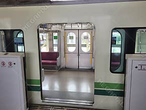 Subway train in Sendai