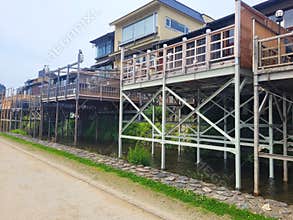 Scenery in downtown Kyoto