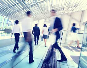 Hong Kong Business People Commuting Concept