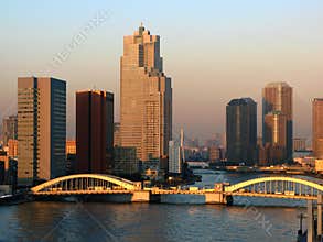 Kachidoki Bridge 02, Tokyo, Japan