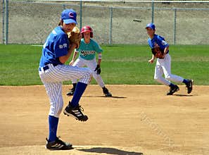 Youth Baseball Pitcher