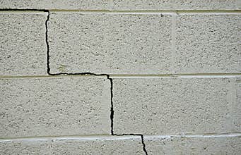 Foundation crack