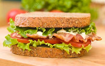 Fresh BLT Sandwich