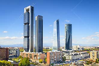 Madrid, Spain Financial District