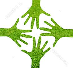 Hands star logo