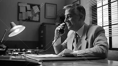 Vintage office worker